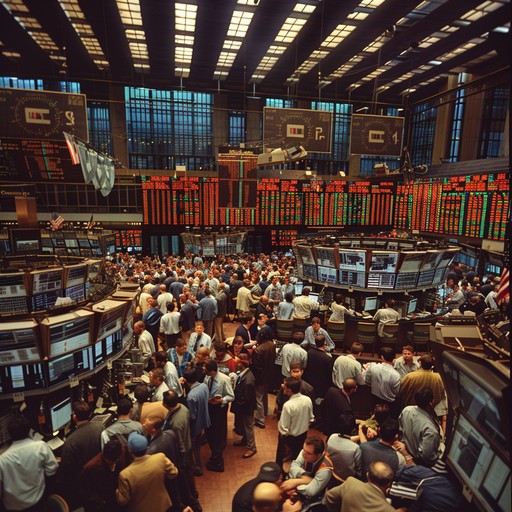 Professional traders monitoring global markets